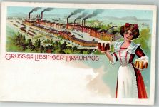 1230 Wien 23. Bezirk, Liesing Lithographie Gasthaus Brauhaus
