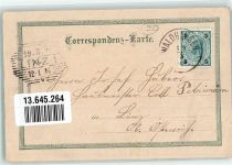 4391 Waldhausen im Strudengau 1900 Lithographie Marktplatz