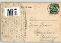 39615 O3550 Seehausen Altmark 1909 - Hochwasser-Katastrophe 1909 Osterburger Chaussee Ecke Bahnstraße Ruderboot