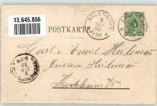 88326 W7960 Aulendorf , Württ 1899 Lithographie Bahnhof