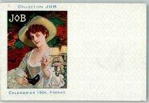Zigaretten Werbung Calendrier 1904 P. Gervais Collection JOB Künstlerkarte