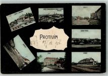 Protiwin Protivin 1906 - Bahnhof Schloss