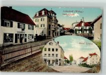 88326 W7960 Aulendorf , Württ 1913 - Langestraße Hotel Löwen