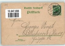 Sorau Zary 1898 Lithographie Königl. Höhere Webschule Rathaus Wilhelmsplatz