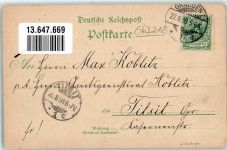 Graudenz Grudziadz 1899 Lithographie Gasthaus Der Gesellige Offiziers-Casino Königlicher Hof