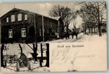 21441 W2091 Garstedt , Winsener Geest 1914 - Dorfstraße Gasthaus Denkmal Eisernes Kreuz