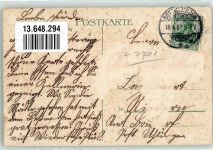 78244 W7702 Gottmadingen 1907 Gebrauchsspuren Eisenhandlung Stoll und Handlung Stoll