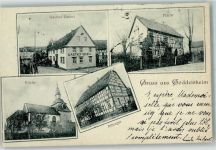 35104 W3540 Goddelsheim 1903 - Pfarrhaus Gasthaus Goebel Rittergut