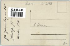 07389 O6843 Ranis 1916 Privatfoto AK Wohnhaus Ort handschriftlich