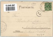 72297 W7291 Göttelfingen , Kr Freudenstadt - Anstalt Handlung Mienhard