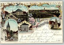 26655 W2910 Westerstede 1905 Lithographie Kriegerdenkmal Hotel Busch Peterstraße Brennerei Koch
