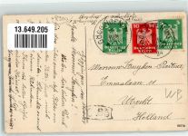 86150 W8900 Göggingen , Bay 1924 Künstlerkarte Augsburgerstraße Hauptstraße Pfarrhof