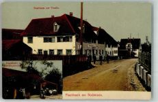 88045 W7990 Fischbach - Gasthaus zur Traube Kegelbahn Gartenwirtschaft