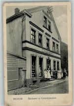 59755 W5760 Neheim-Hüsten 1912 Foto AK Bäckerei-Kolonialwaren C. Albert