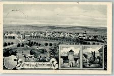 75385 W7265 Neubulach 1917 - Wappen Heuernte Heufuhrwerk Torturm Diebsturm