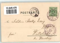 75305 W7540 Neuenbürg , Württ 1897 Lithographie Dorfstraße Stadtwappen Schloßtor