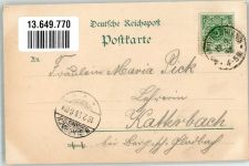 52062 W5100 Kornelimünster 1898 Lithographie Kneipp-Anstalt Alte Kirche