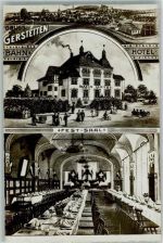89547 W7929 Gerstetten , Württ 1923 - Bahn-Hotel Festsaal Inflationsporto