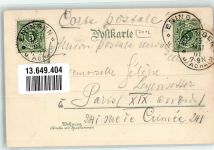 72800 W7412 Eningen unter Achalm 1901 Lithographie Uracher Wasserfall Burg Lichtenstein Hotel Traube