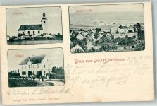 Wanscha Spytków 1901 - Kirche Schule Grunau