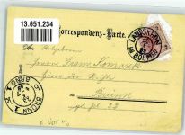 Lanskroun Landskron 1899 Lithographie Schlossberg K.K. Fachschule f. Weberei K.K. Tabak-Fabrik