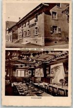79736 W7884 Rickenbach , Hotzenw Foto AK Gasthaus zum Adler Saal Festtafel