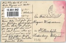 89231 W7910 Neu-Ulm Foto AK Wohnhaus Ort handschriftlich