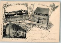 79790 W7897 Kadelburg 1904 - Handlung Ruf Kadelburg Rhein Gasthaus zum Ochsen