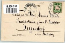 94579 W8359 Zenting 1899 - Bierbrauerei Kamm Pfarrhof Kirche