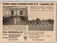 W1000 Schöneberg Deutsche Krieger-Fechtanstalt NS-Reichskriegerbund Kriegs-Schnellsammlung HJ 1940