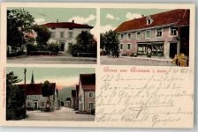 79771 W7895 Grießen , Baden 1904 - Dorfstraße Ladengeschäft Gasthaus