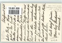 89264 W7912 Schießen Foto AK Wohnhaus Coiffeurgeschäft Ort handschriftlich