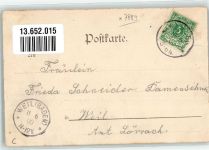 79639 W7889 Wyhlen 1900 - Gasthaus zum Löwen Eisenhandlung Böhler