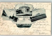 83607 W8150 Holzkirchen , Oberbay 1900 - Weissbier-Brauerei Marktplatz Bahnhof