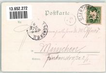 89281 W7919 Illereichen , Iller 1897 Lithographie Pfarrkirche Maria Himmelfahrt
