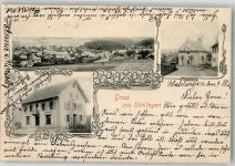 79777 W7899 Ühlingen 1902 - Kirche Ladengeschäft Bratsche