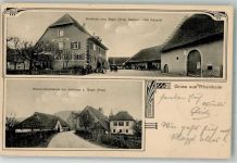 79790 W7897 Rheinheim , Hochrhein 1912 - Gasthaus zum Engel Ökonomiegeäude