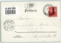 97845 W8771 Neustadt a. Main 1900 Lithographie Fabrik Zeisse Hotel Hessischer Hof