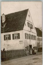 85250 W8064 Ottmarshausen Foto AK Wohnhaus Ort handschriftlich