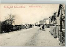 27472 W2190 Döse 1907 - Steinmarnerstraße Radfahrer Reiter