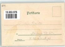 34346 W3510 Münden Lithographie Hotel Tivoli Speiesaal Garten Terasse