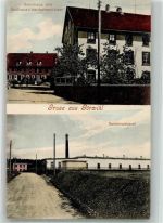 79733 W7883 Görwihl - Schule Gasthaus zum deutschen Kaiser Seidenweberei