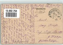 86732 W8867 Oettingen i.Bay. 1917 - Pensionat Stadttor Marktplatz
