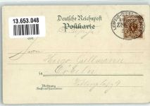 01640 O8270 Coswig b Dresden 1900 Lithographie Bahnhof Landungsstelle Spritzgrundmühle Bahnpost Leipzig-Dresden Zug 441