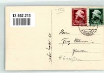 79771 W7895 Grießen , Baden 1935 Foto AK Mech. Bau- und Möbelschreinerei Stoll
