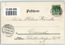 99192 O5103 Neudietendorf 1899 Lithographie Bahnhof Mädchen Pensionat Schwestern-Haus