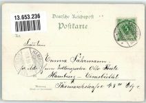 Broager Broacker 1898 Lithographie Flensburger Förde Kirche