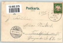 89081 W7900 Oberelchingen 1899 Lithographie Klosterkirche Schule