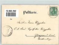 89168 W7908 Stetten ob Lontal 1902 Lithographie Bierkeller Gräfl. Maldegehm'sche Bierbrauerei Schloß