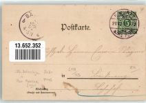 73553 W7077 Alfdorf 1898 Lithographie Schloss Gasthaus zur Rose Schloss Brauerei